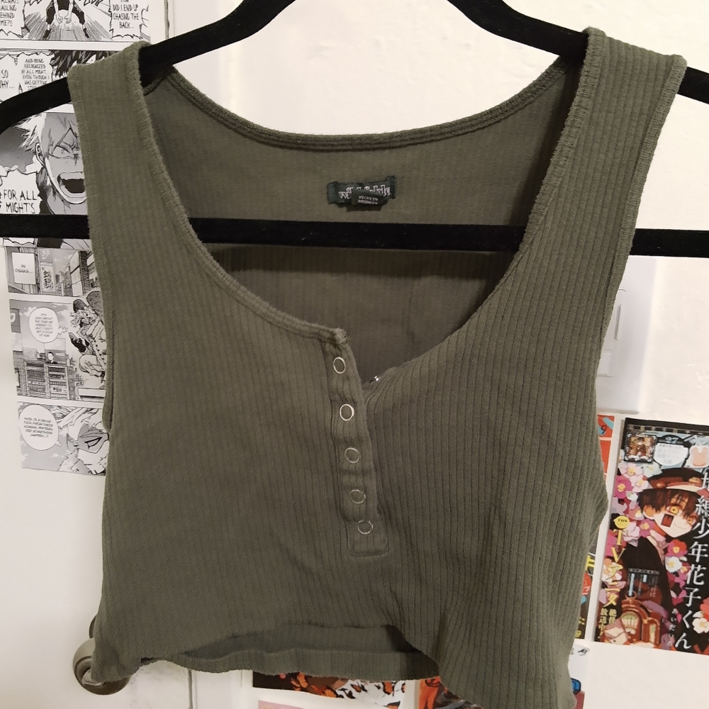 wild fable green tank top
